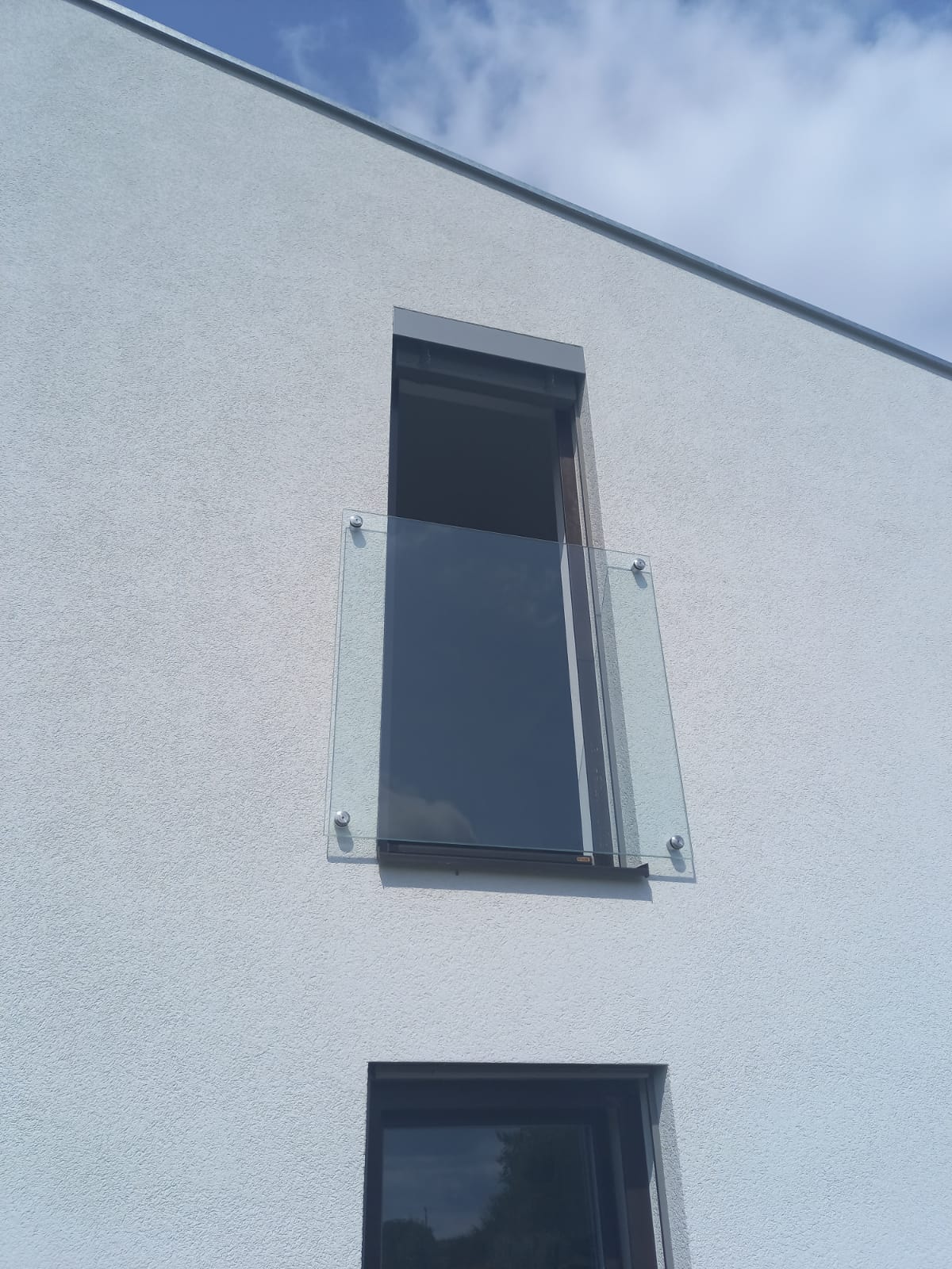 Zábradlí francouzské okno